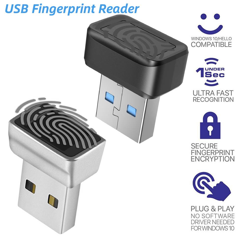 Laptop Accessories Usb - Modul pembaca kunci sidik jari USB,