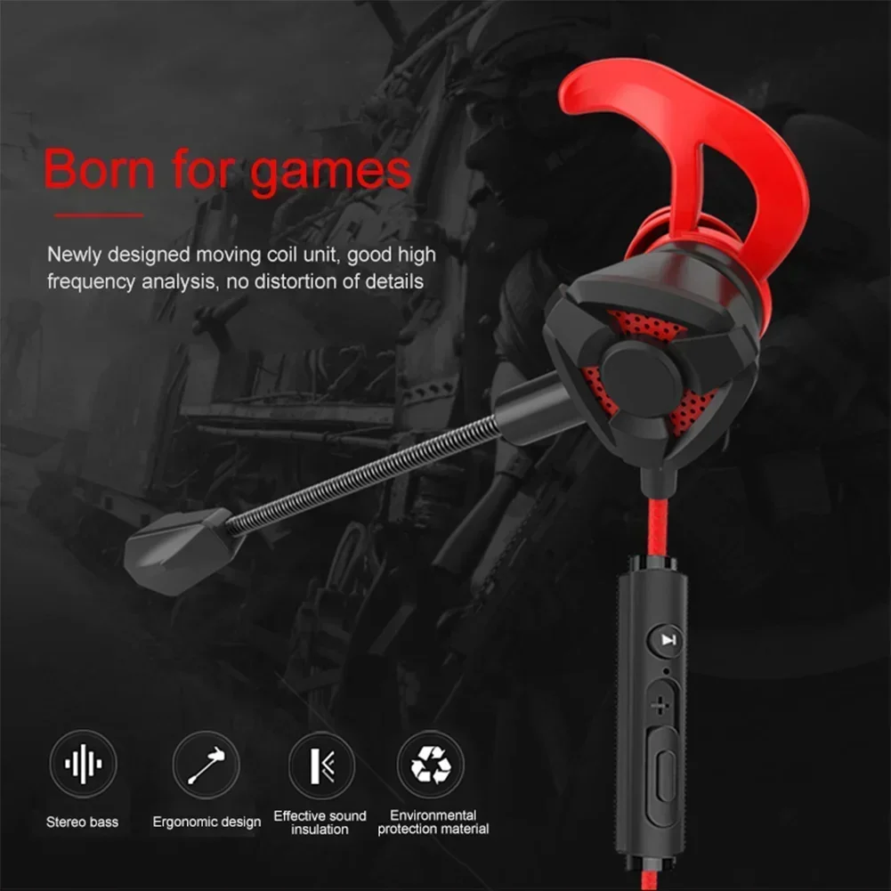 Laptop Accessories Headphones - Headphone Gamer, Earphone berkabel dengan mikrofon