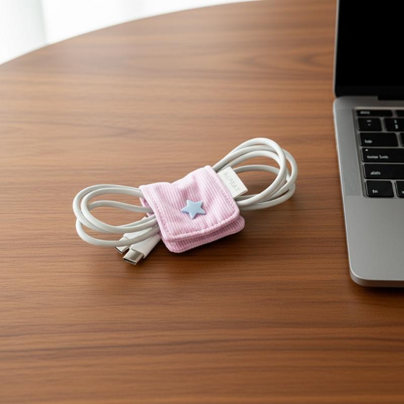 Cable Management Bag - Tas Penyimpanan Kain Buatan Tangan, Organizer