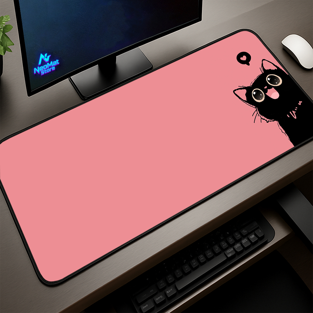 Laptop Accessories Pink - Alas Meja Kawaii Alas Mouse Besar
