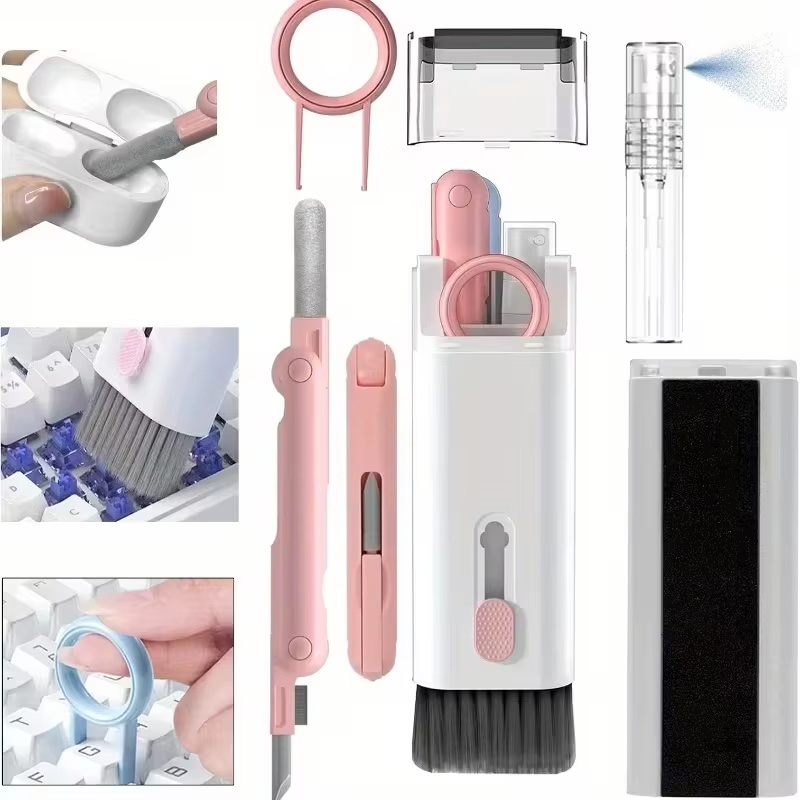 Laptop Accessories Headphones - 7 in 1 Kit Sikat Pembersih