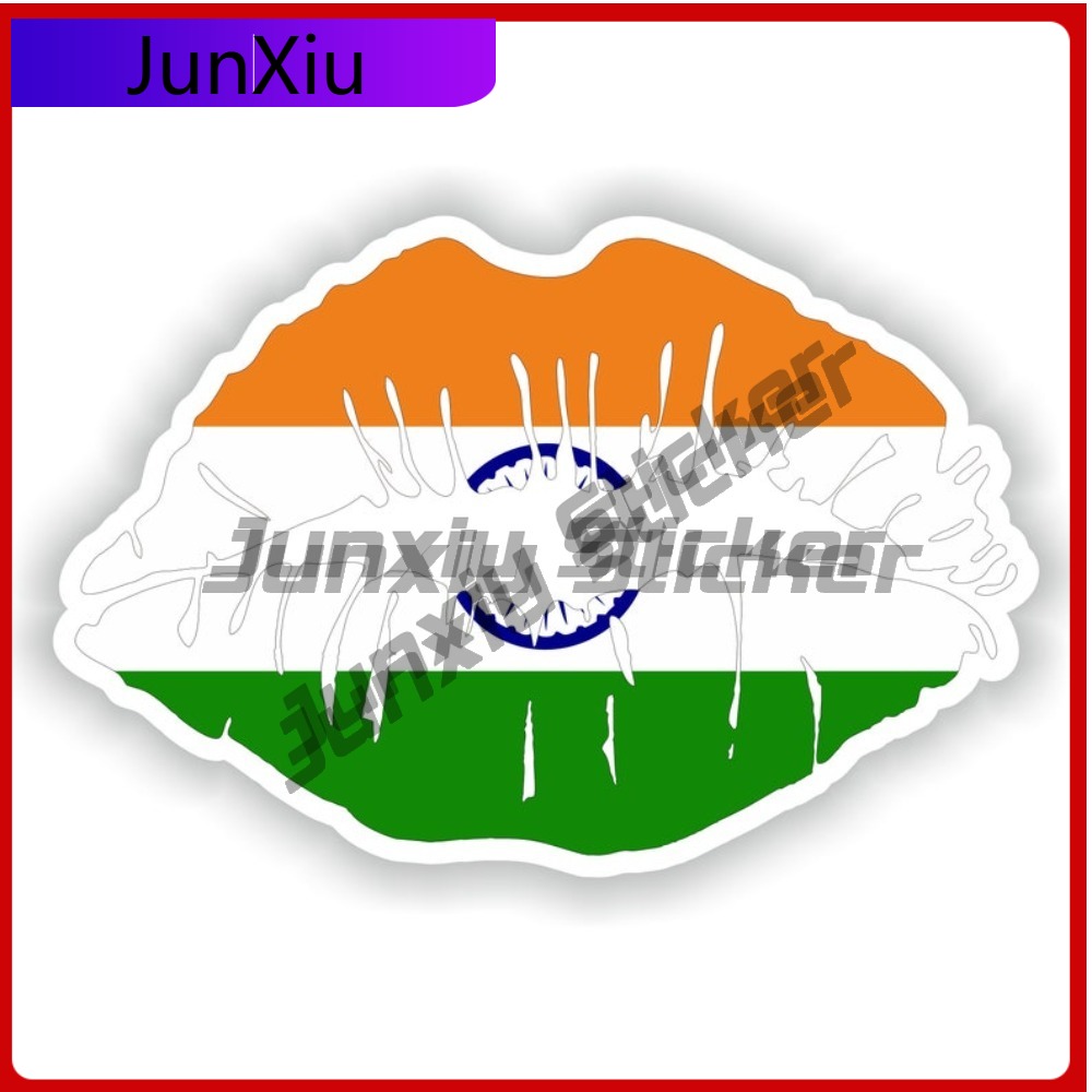 Laptop Accessories India - Emblem India Stiker Motor Lucu Tahan