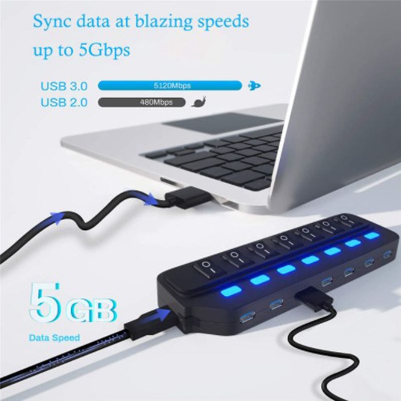 Laptop Accessories Usb - A64I USB Hub 2.0 USB Splitter