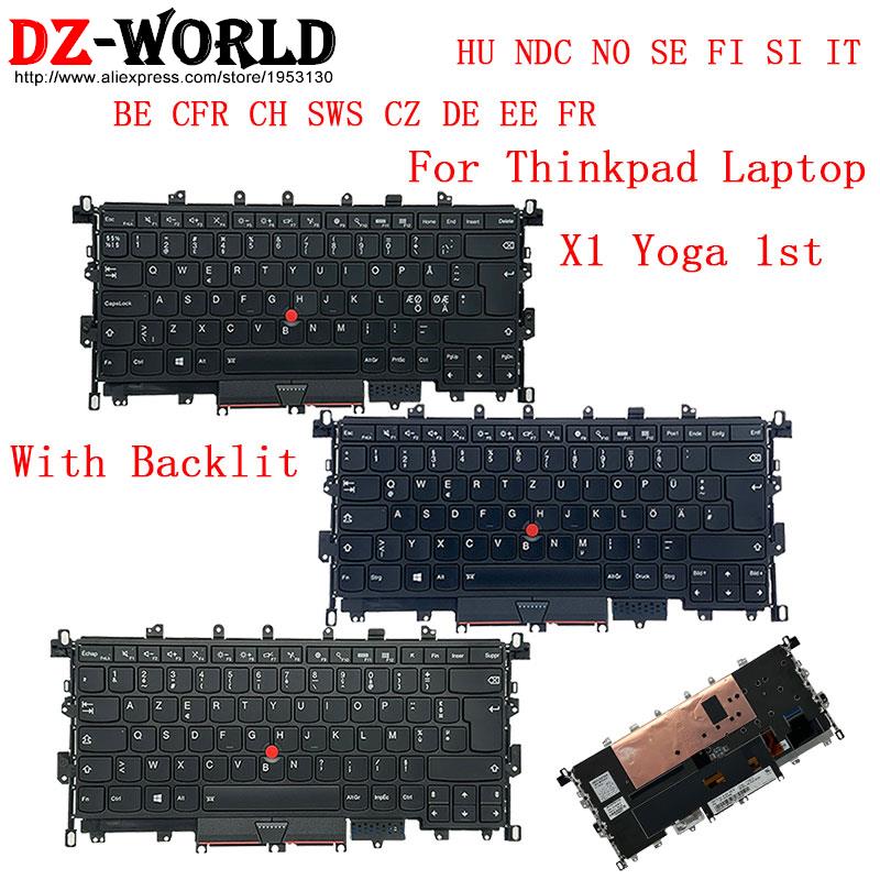 Yoga Laptop Accessories - Keyboard lampu latar untuk Lenovo Thinkpad