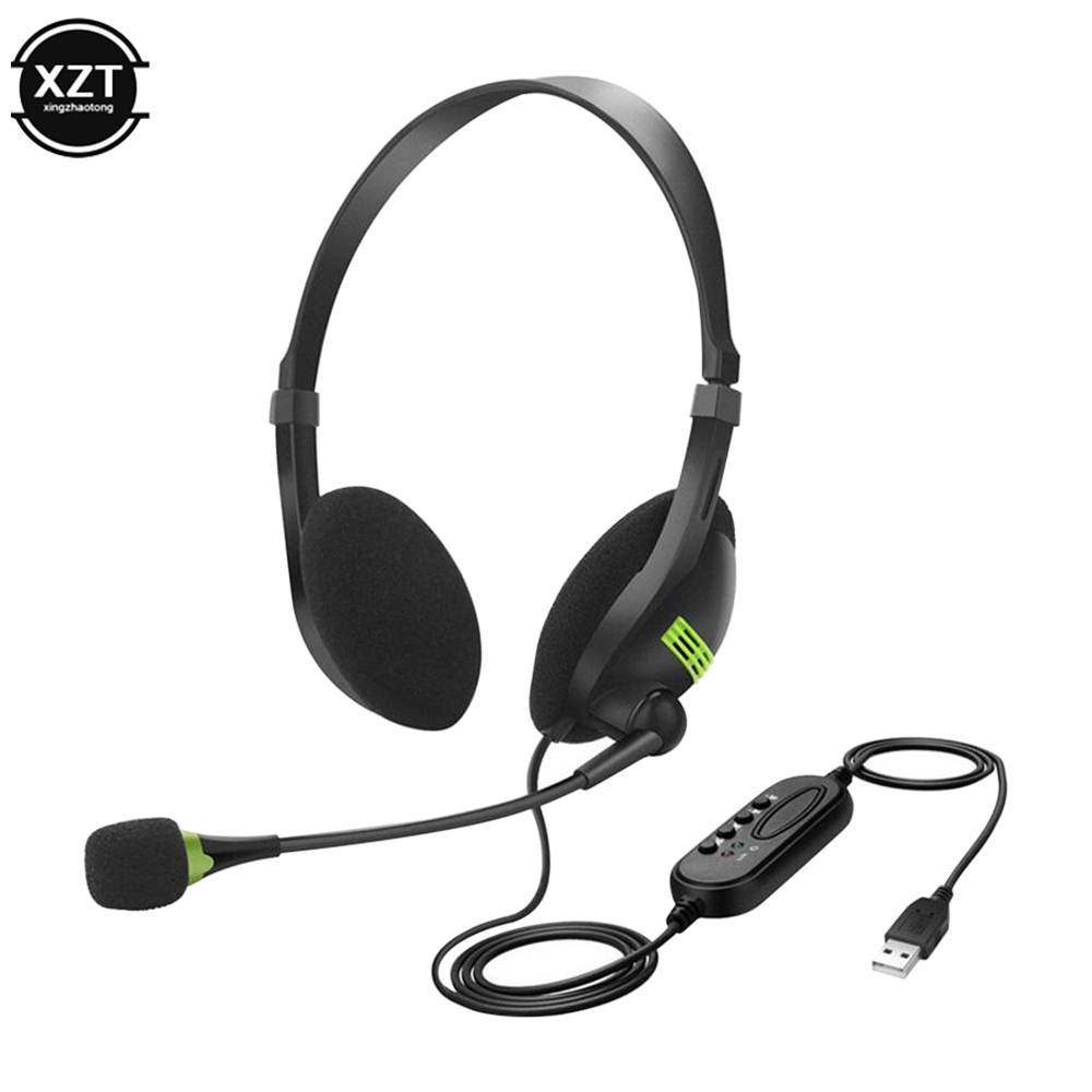 Laptop Accessories Headphones - Headphone Berkabel Noise Cancelling 3.5Mm Mikrofon