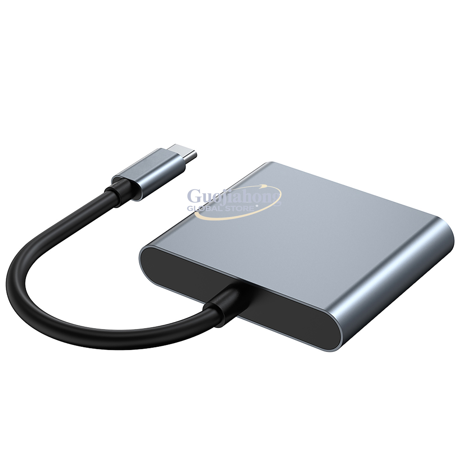 Usb C Docking Hub - Docking station USB-C ke HD tiga-dalam-satu