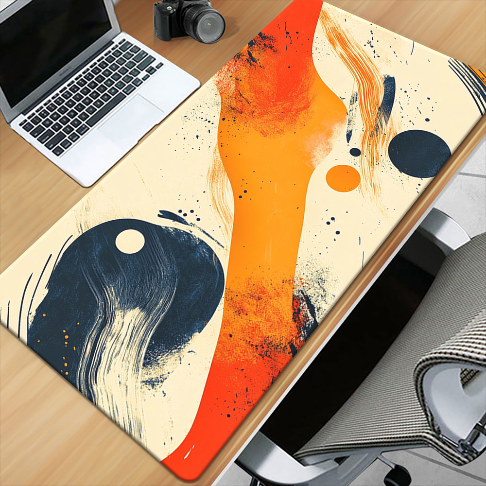 Laptop Accessories Brand - Alas Mouse Seni Besi Minimalis Bermerek