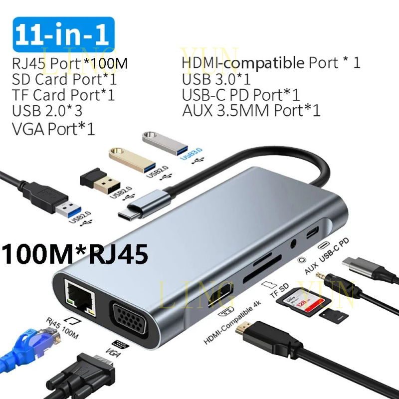 Usb C Docking Hub - Z 11 Port USB C HUB