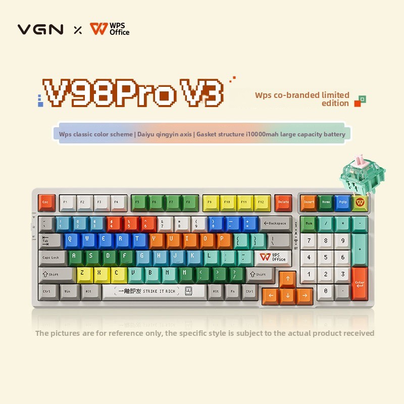 Laptop Accessories Brand - VGN V98Pro V3 Keyboard Mekanik E-Sports