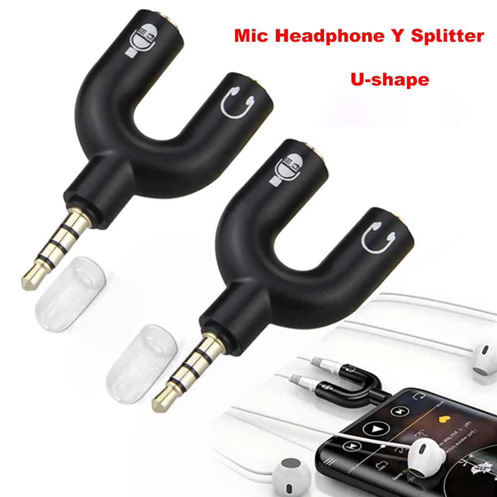 Mikrofon Headphone 3.5mm, adap - Laptop Accessories Headphones ulasan dan harga