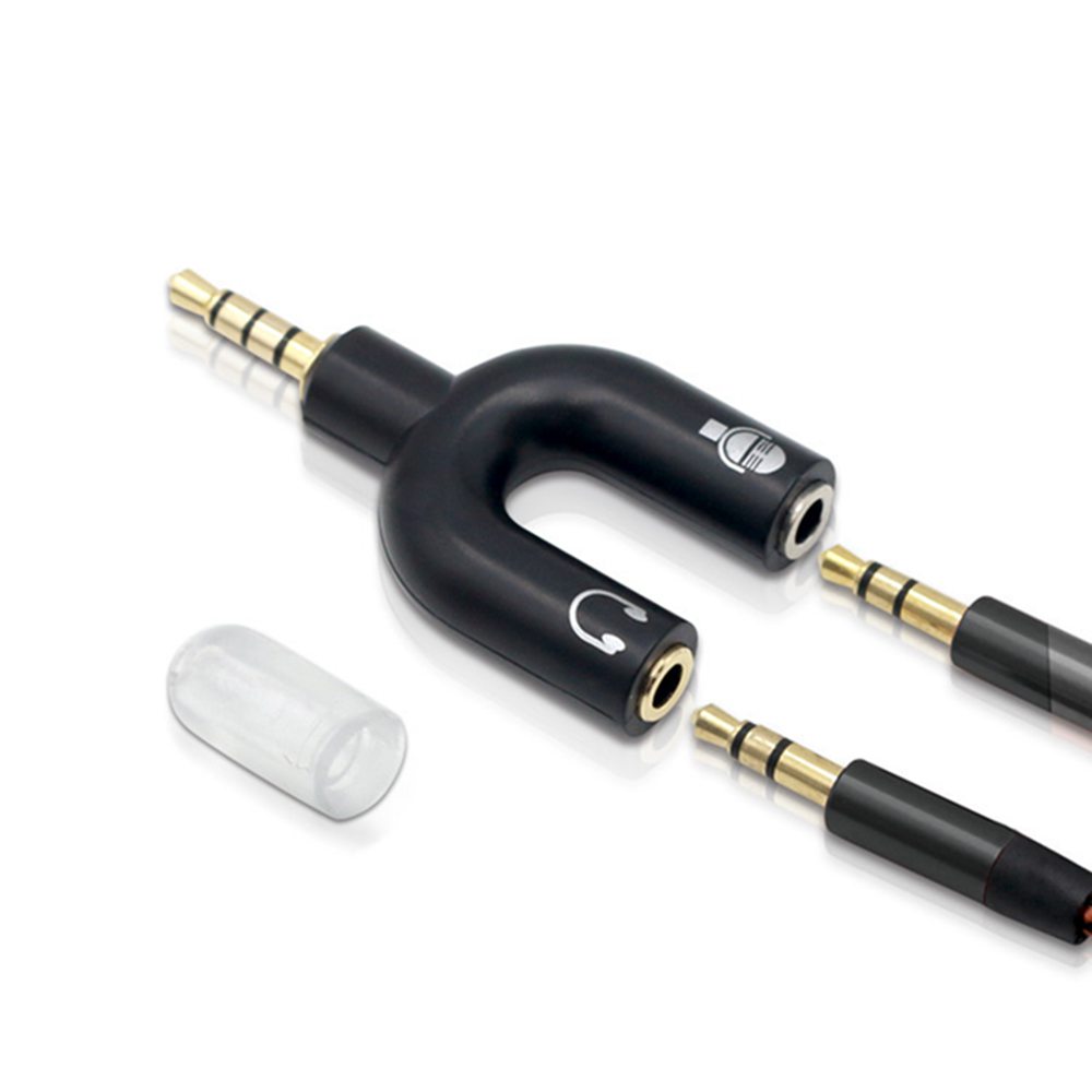 Mikrofon Headphone 3.5mm, adap - Laptop Accessories Headphones ulasan dan harga