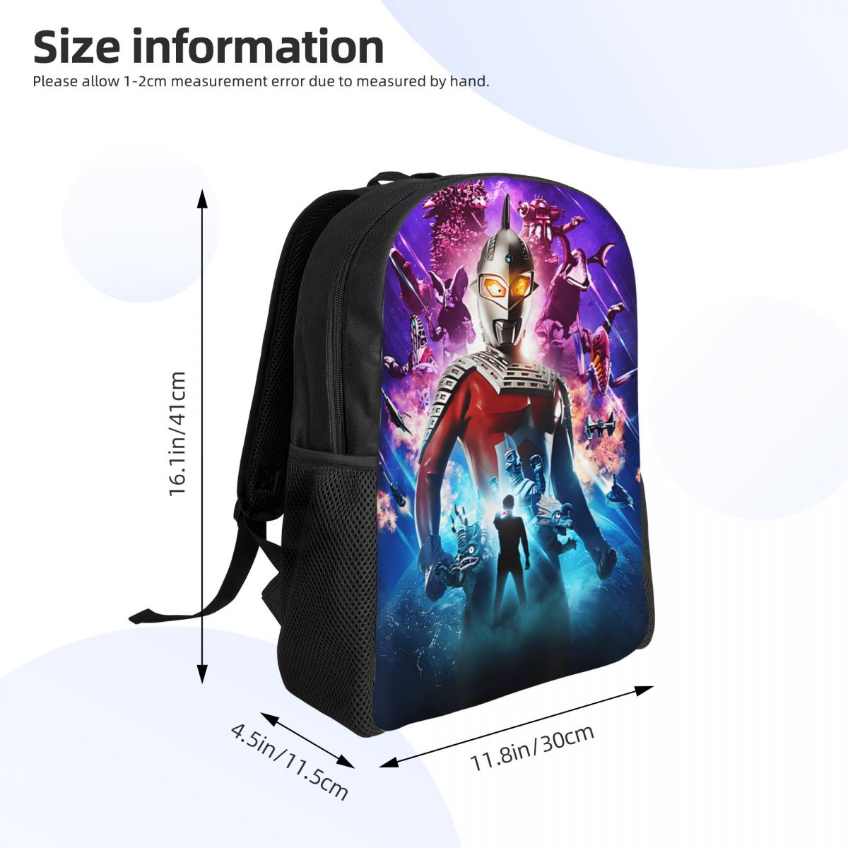 Ransel Kartun U-Ultramanes Cet - Laptop Accessories 3D Print ulasan dan harga