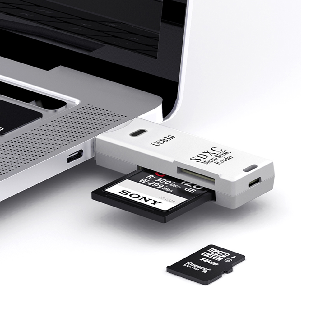 Pembaca Kartu USB 3.0 2 In 1 P - Laptop Accessories Usb ulasan dan harga