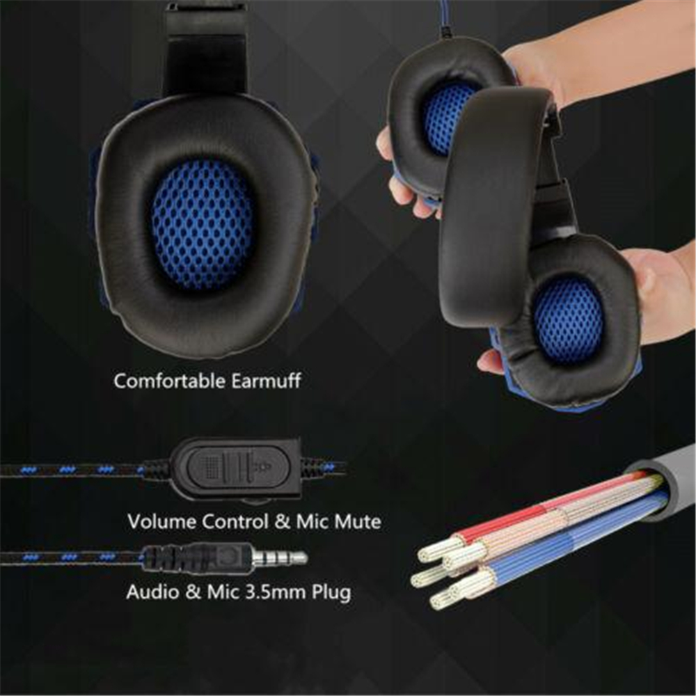 Headphone Gaming berkabel, unt - Laptop Accessories Headphones ulasan dan harga