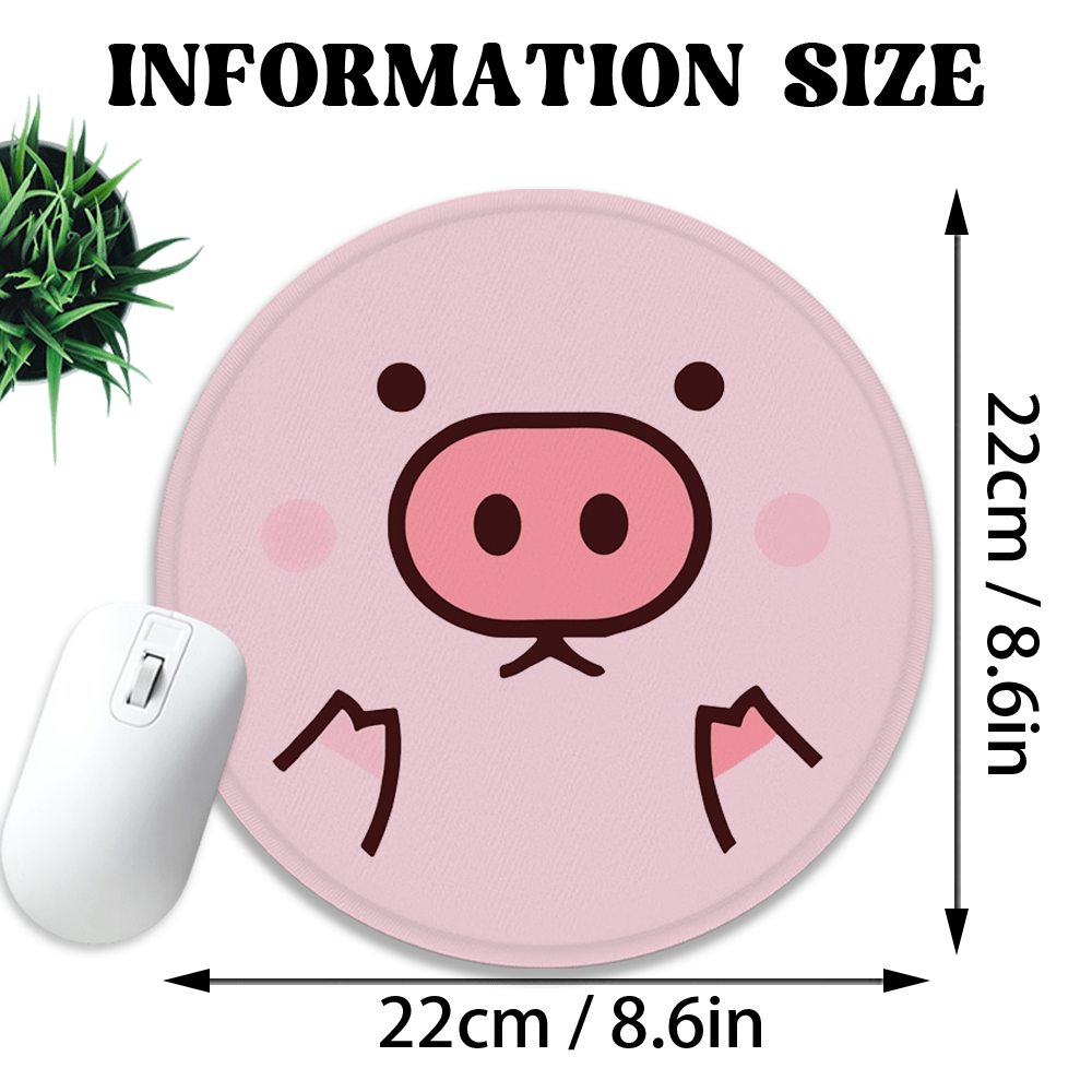 Alas Mouse Kecil Motif Wajah B - Laptop Accessories Pink ulasan dan harga