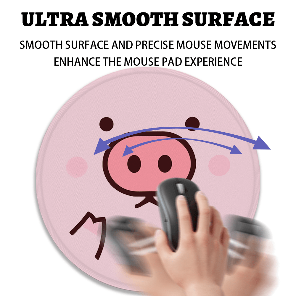Alas Mouse Kecil Motif Wajah B - Laptop Accessories Pink ulasan dan harga