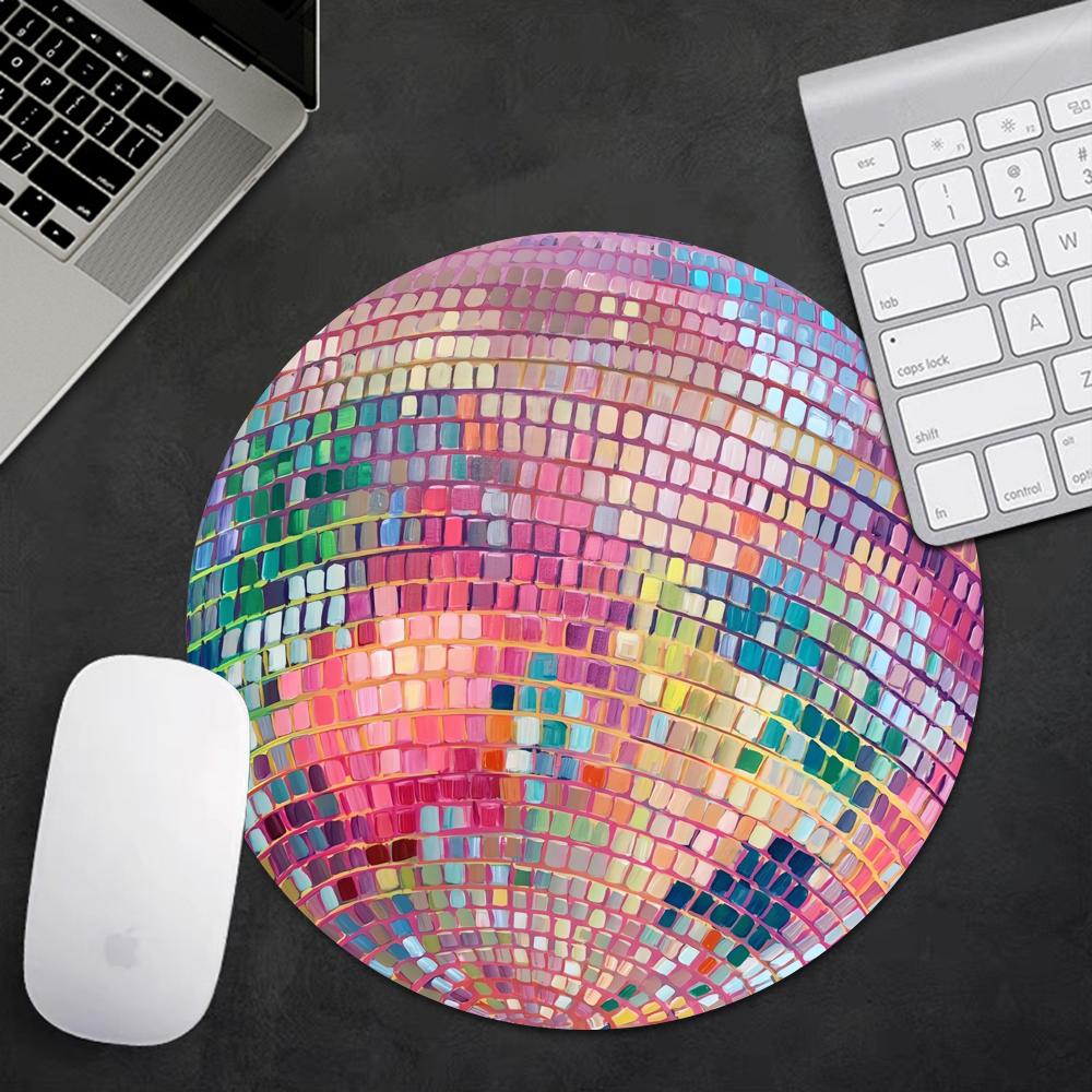 Alas Mouse Bola Disko Merah Mu - Laptop Accessories Pink ulasan dan harga
