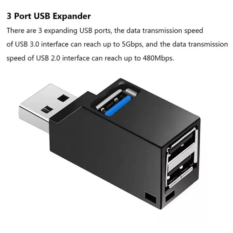 USB 3.0 2.0 Hub Splitter 3 Por - Laptop Accessories Usb ulasan dan harga