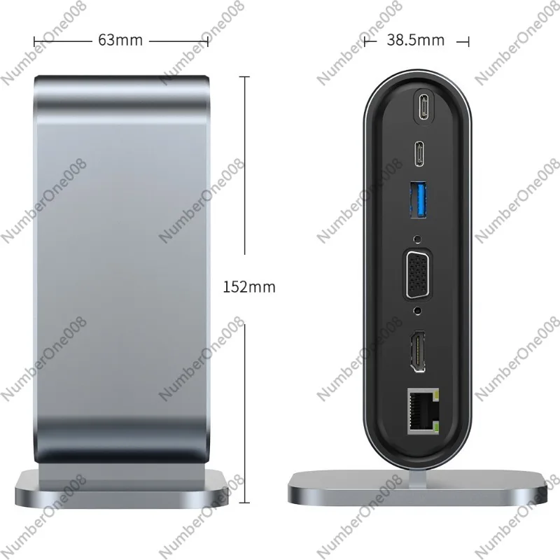 Stasiun Docking USB Vertikal 1 - Usb C Docking Hub ulasan dan harga