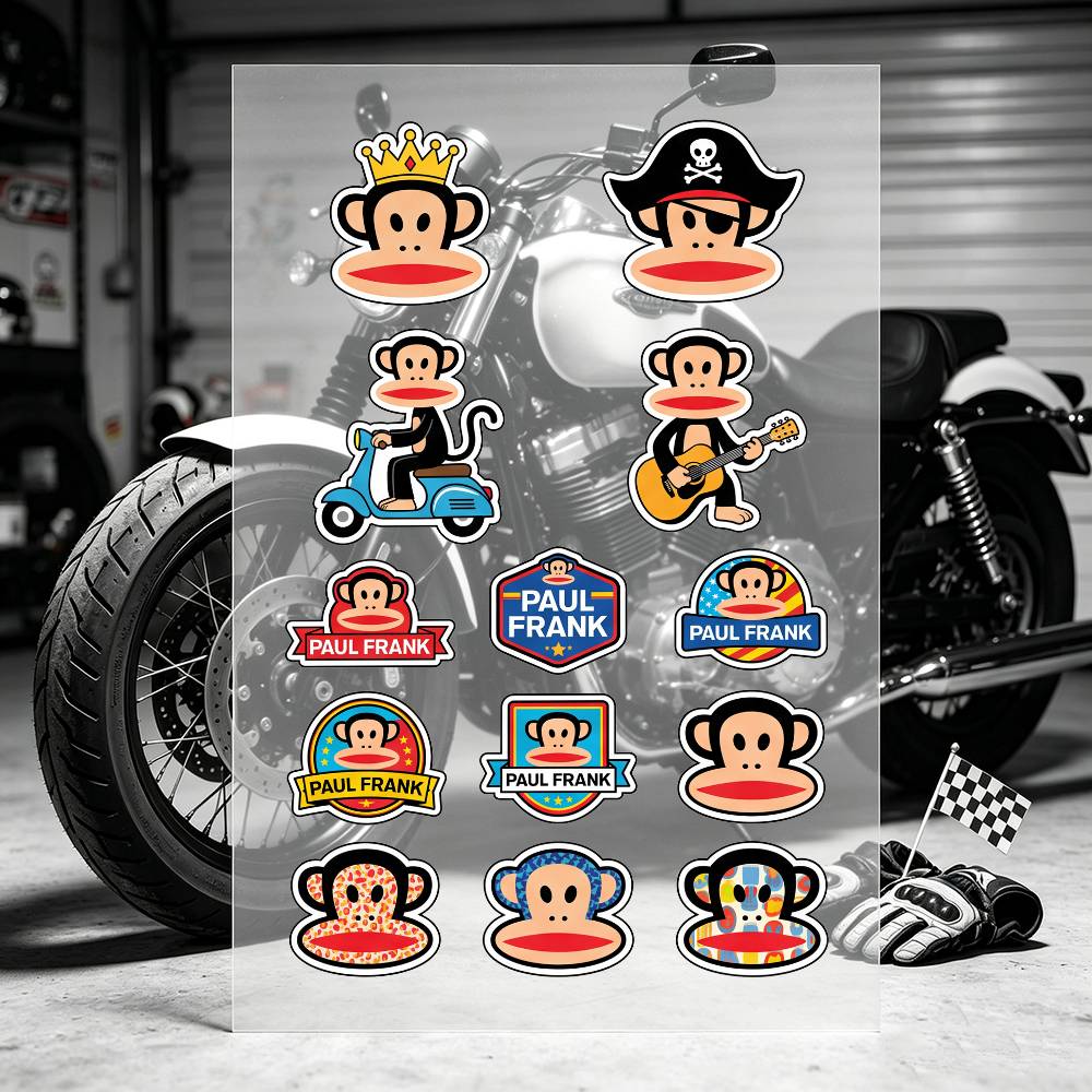 Stiker Sepeda Motor P-Paul F-F - Laptop Accessories Brand ulasan dan harga
