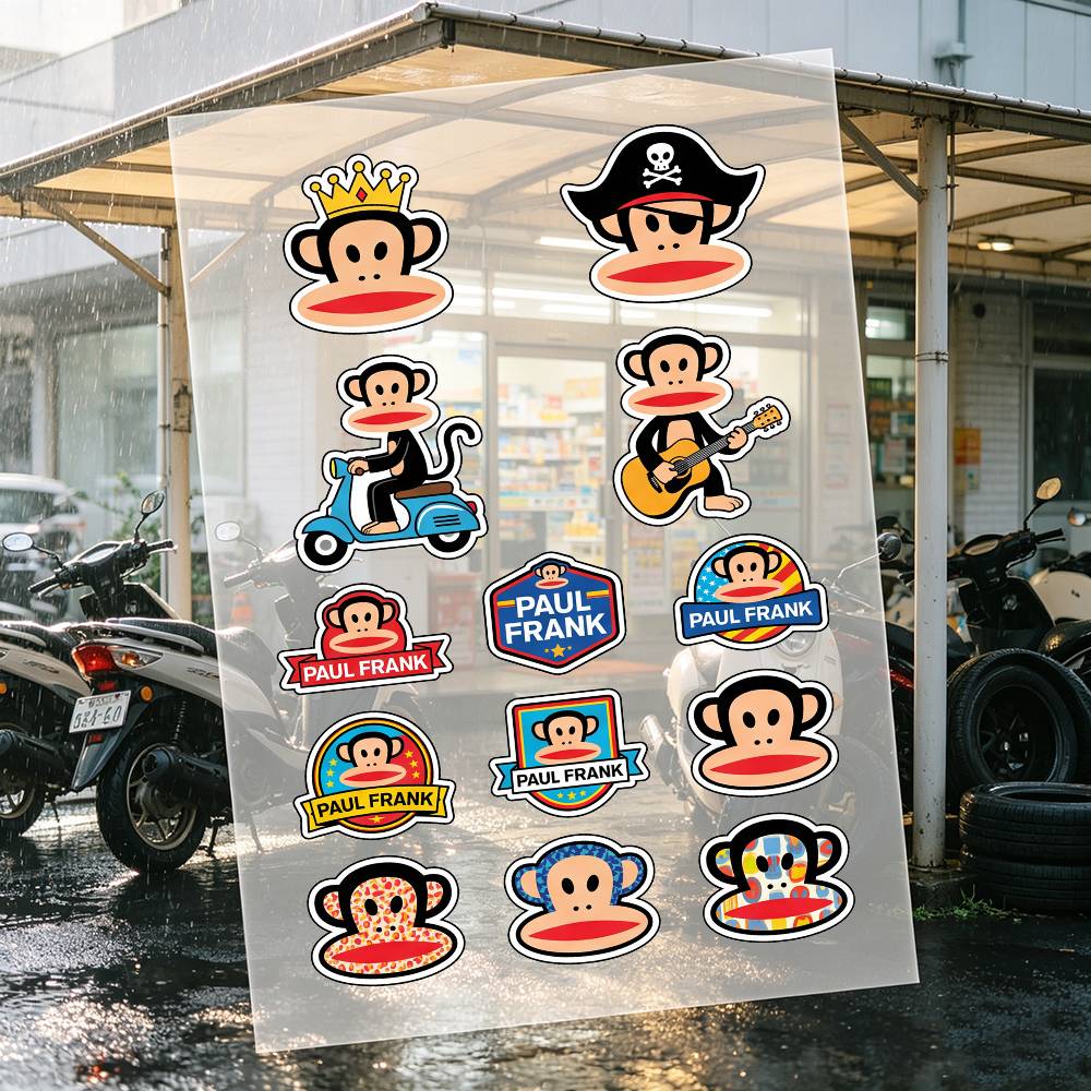 Stiker Sepeda Motor P-Paul F-F - Laptop Accessories Brand ulasan dan harga
