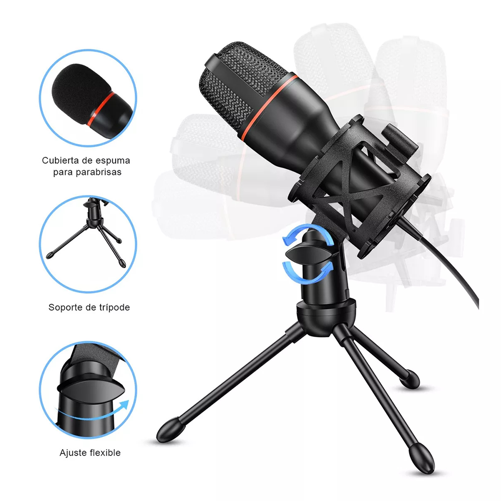 Mikrofon Kondensor USB Berkabe - Laptop Accessories Usb ulasan dan harga