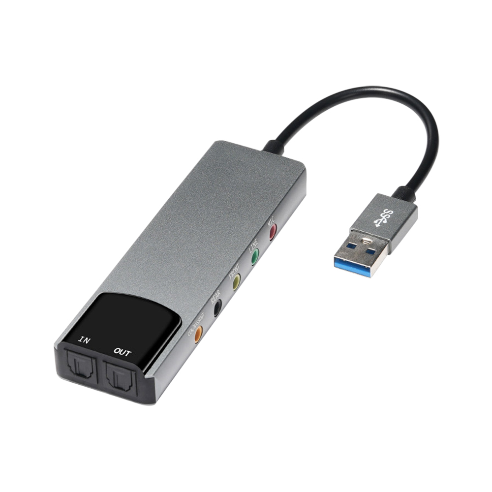 Kartu Suara Optik USB Eksterna - Laptop Accessories Headphones ulasan dan harga