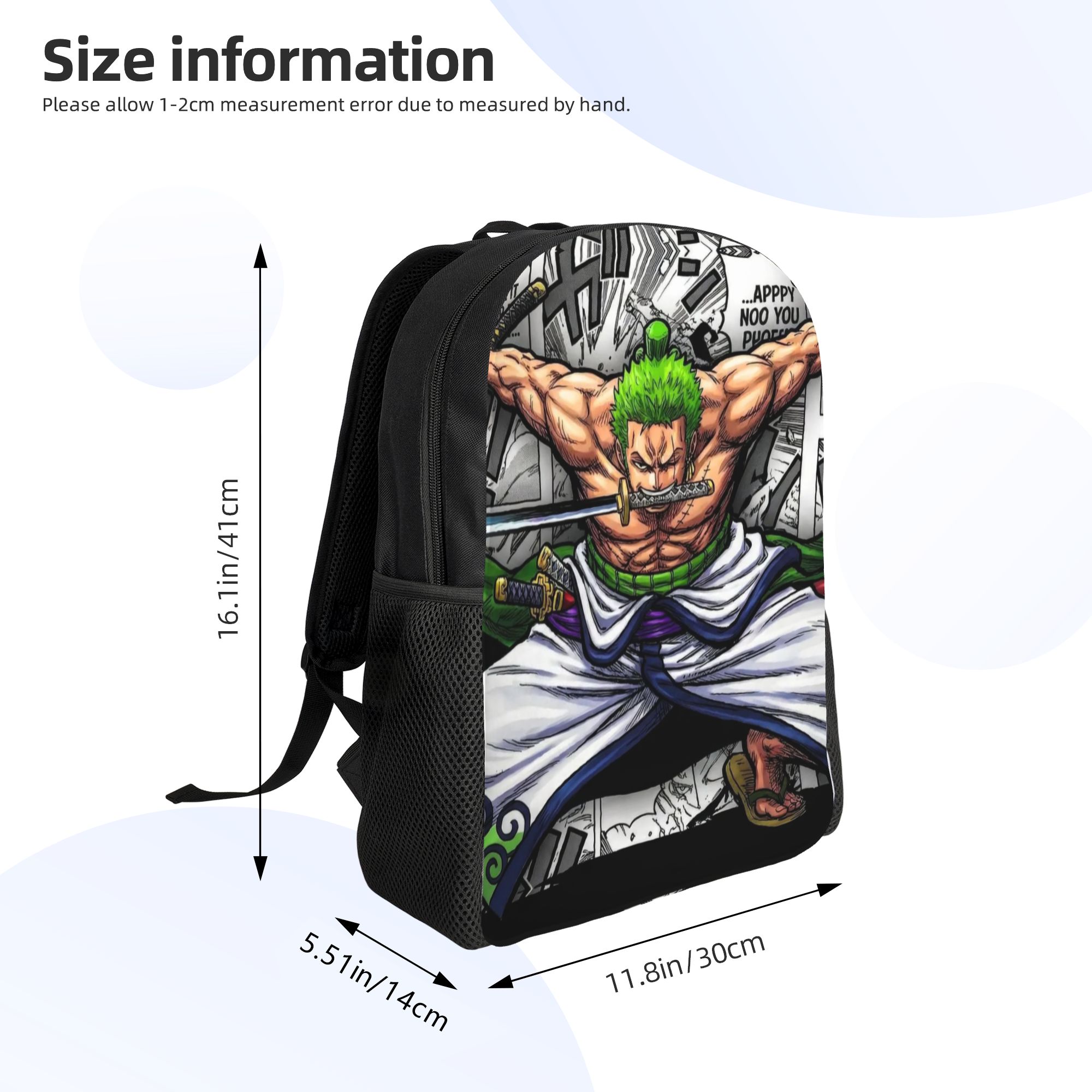Ransel Zoro O-One P-Piece Ceta - Laptop Accessories 3D Print ulasan dan harga