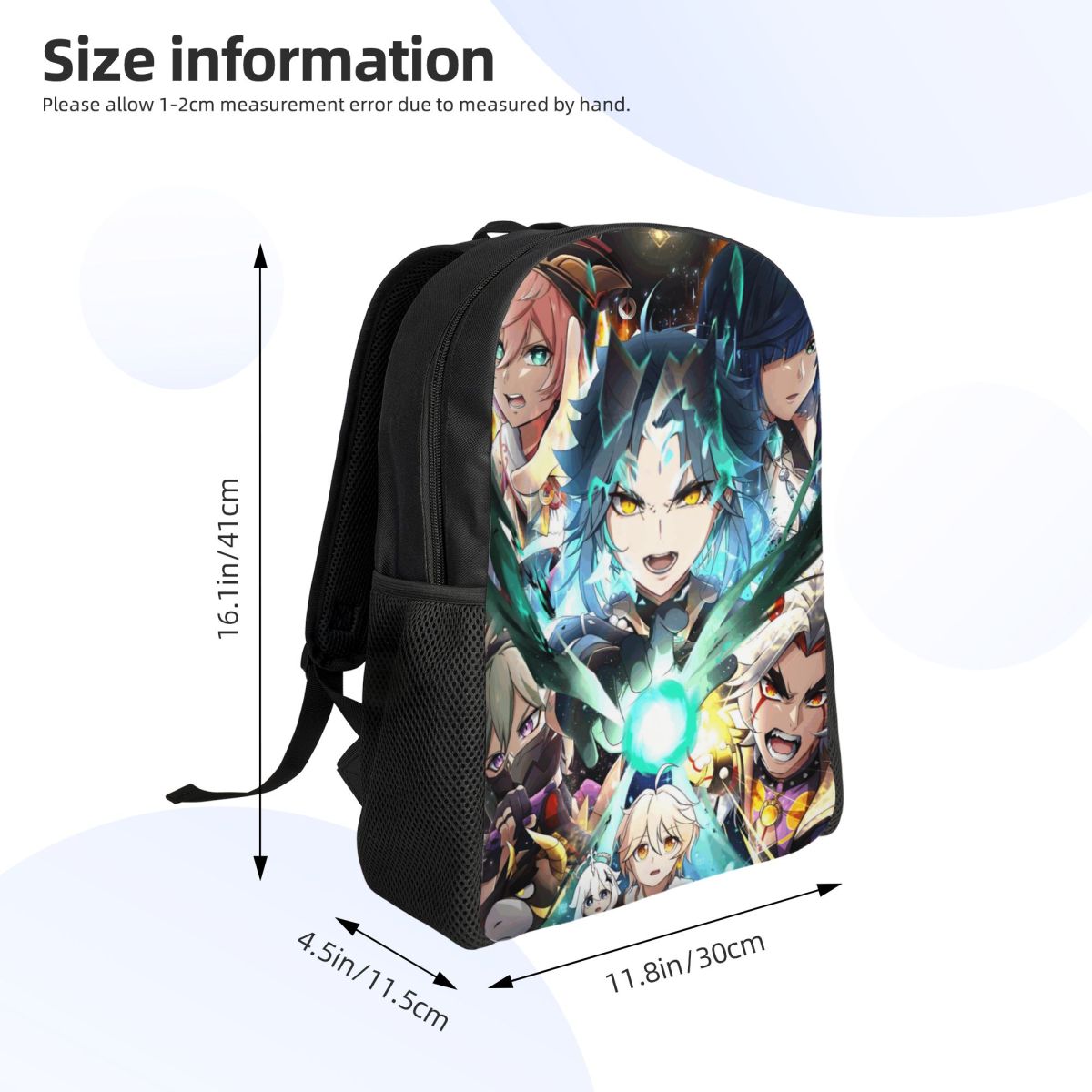 Ransel Komik G-genshines Cetak - Laptop Accessories 3D Print ulasan dan harga