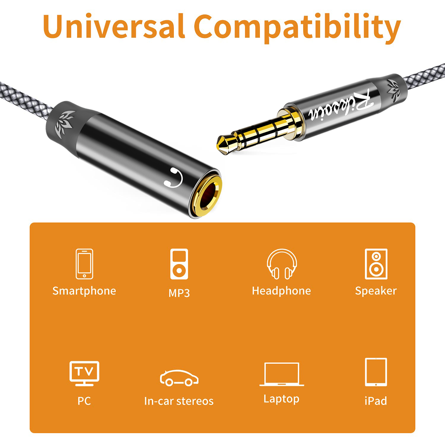 Riksoin Kabel Ekstensi Headpho - Laptop Accessories Headphones ulasan dan harga