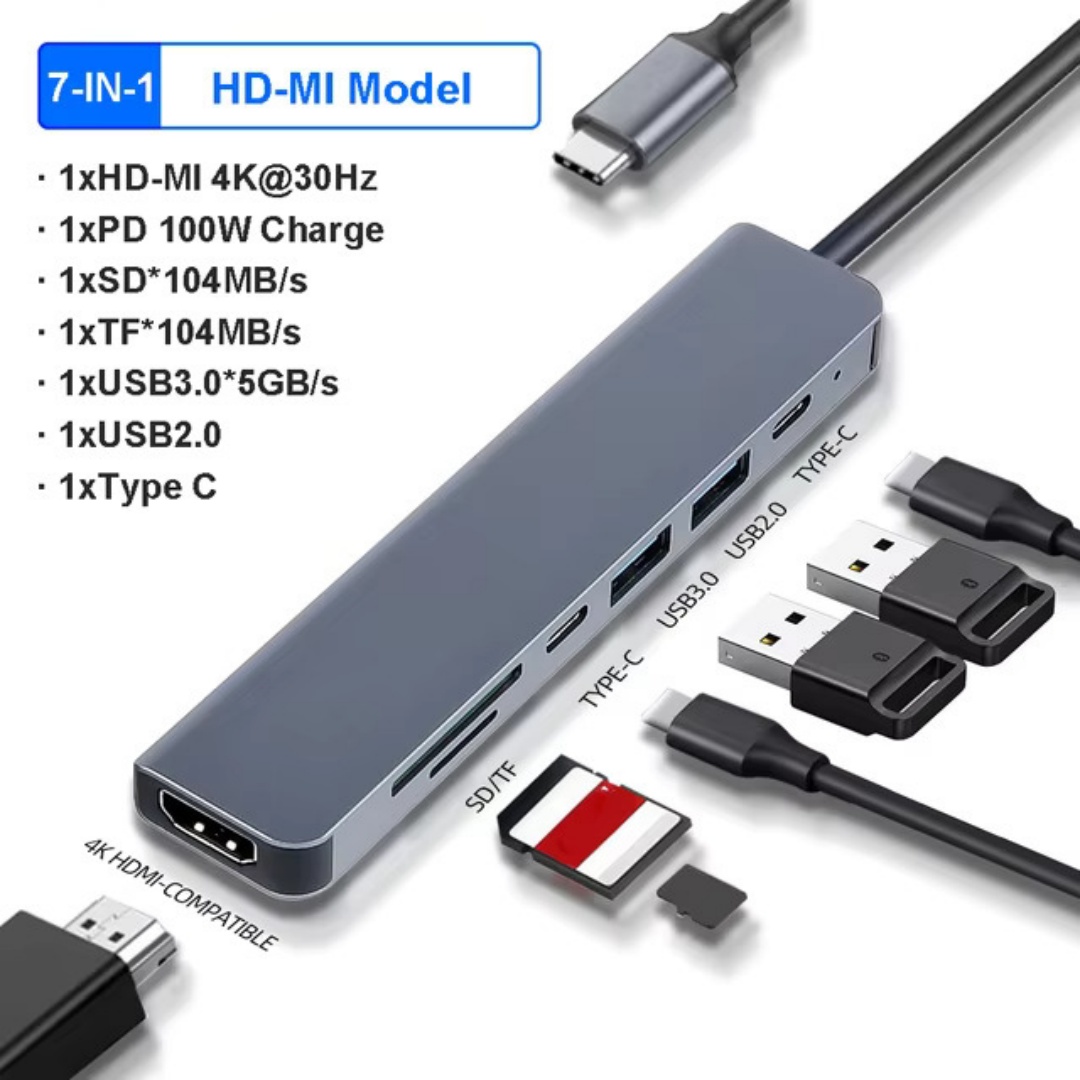 Hub Dok 4K USB ekstensi, HUB D - Usb C Docking Hub ulasan dan harga