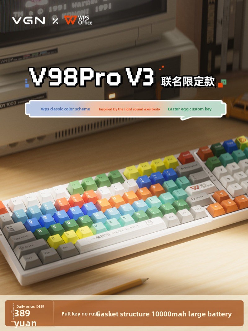 VGN V98Pro V3 Keyboard Mekanik - Laptop Accessories Brand ulasan dan harga