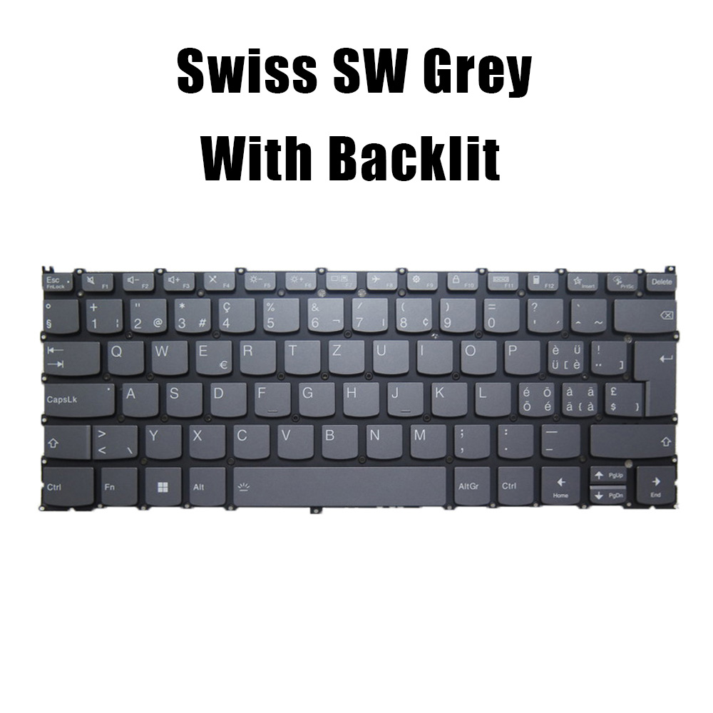 Keyboard Laptop US/SW Abu-abu/ - Yoga Laptop Accessories ulasan dan harga