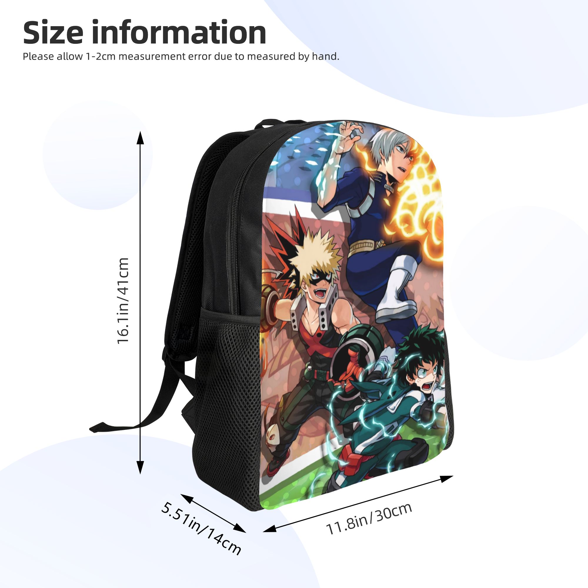 Tas Punggung My H-Heros Academ - Laptop Accessories 3D Print ulasan dan harga